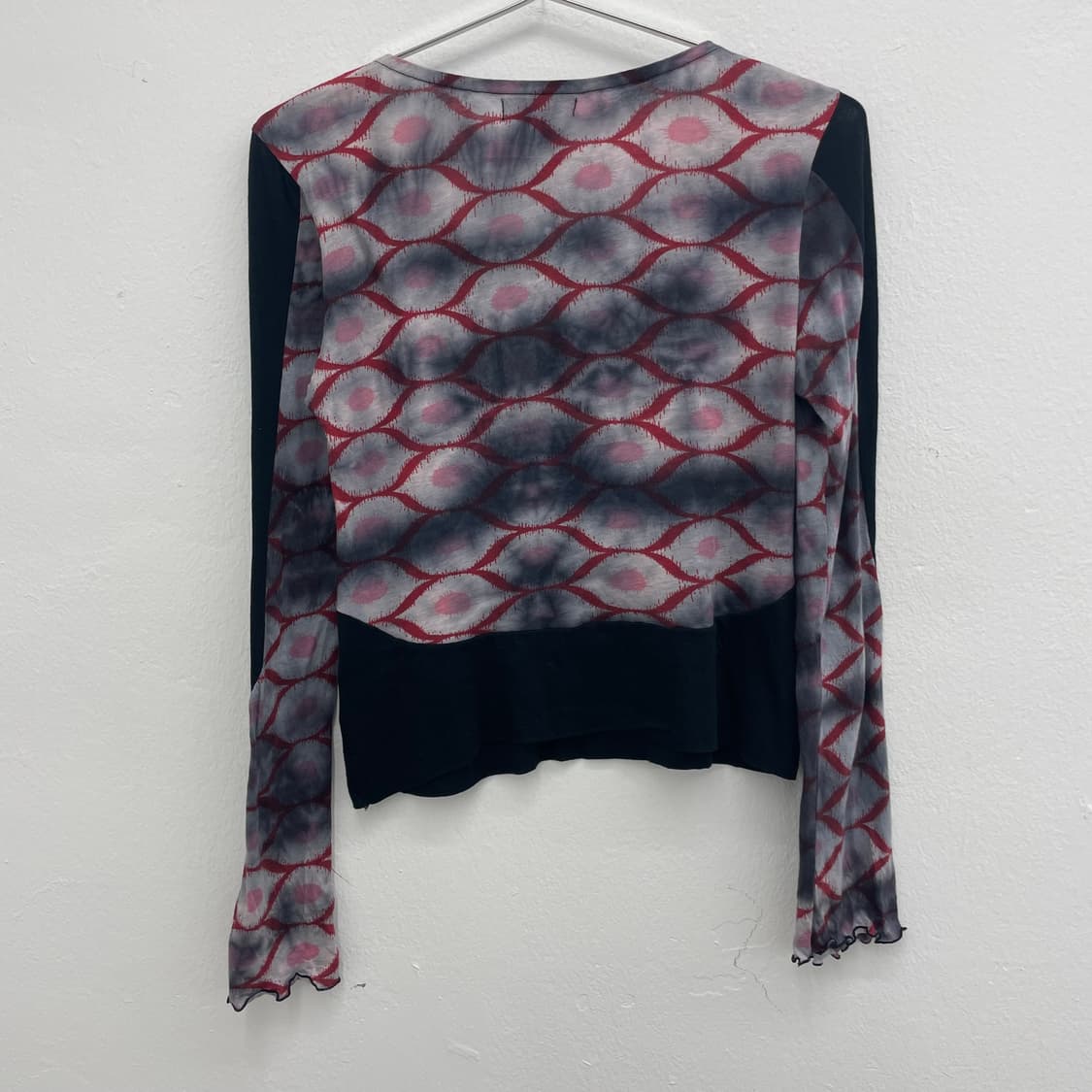 Tie-dye circle wrap top 상품이미지2