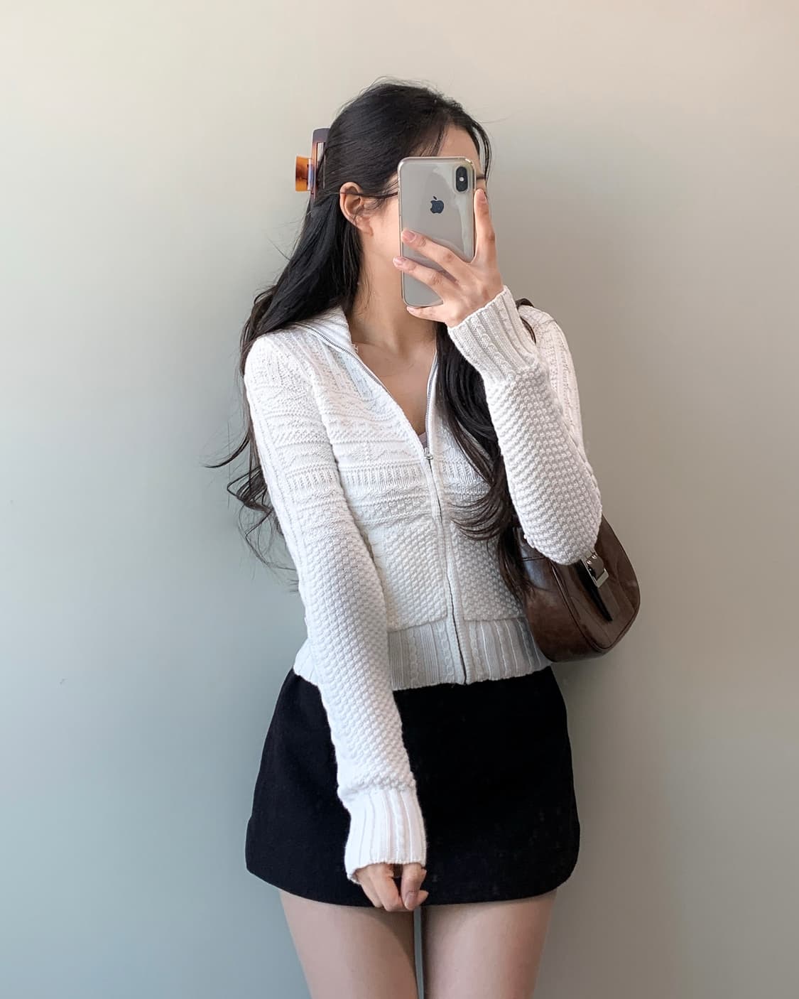 폴로 니트 집업 상품이미지2