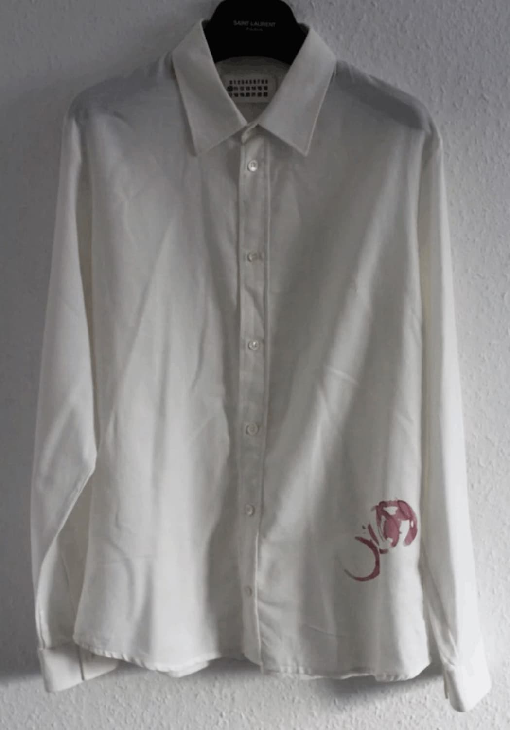 44) 마틴 마르지엘라 09aw 와인 스테인 셔츠 상품이미지1