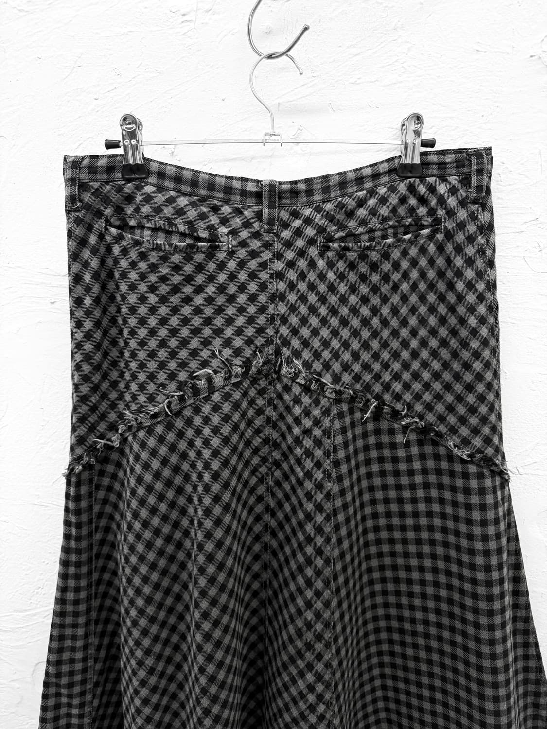 ozone rocks 컷오프 체크 플레어 스커트 상품이미지7