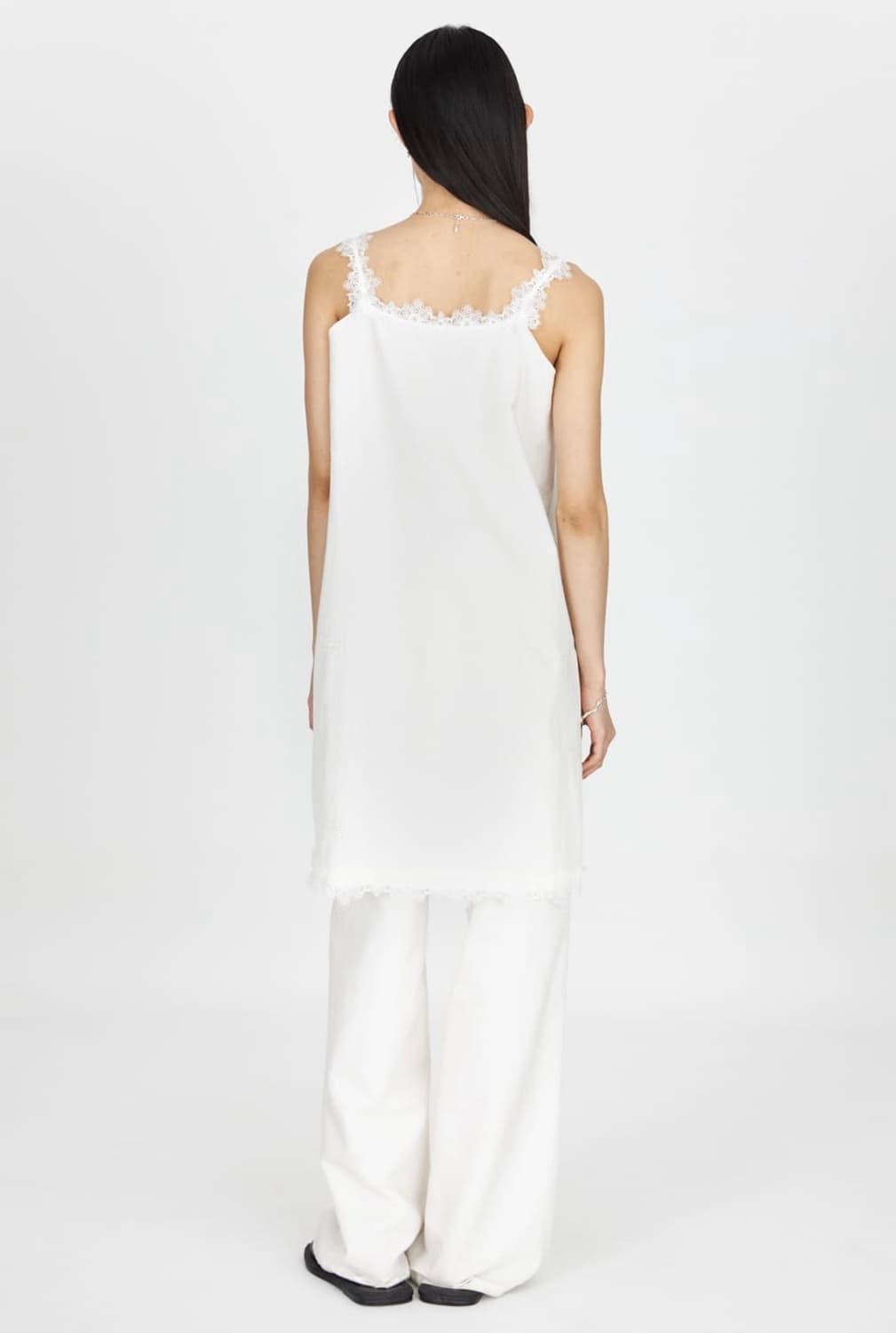 YOUTH / Lace-Trimmed Slip Dress / M 상품이미지2