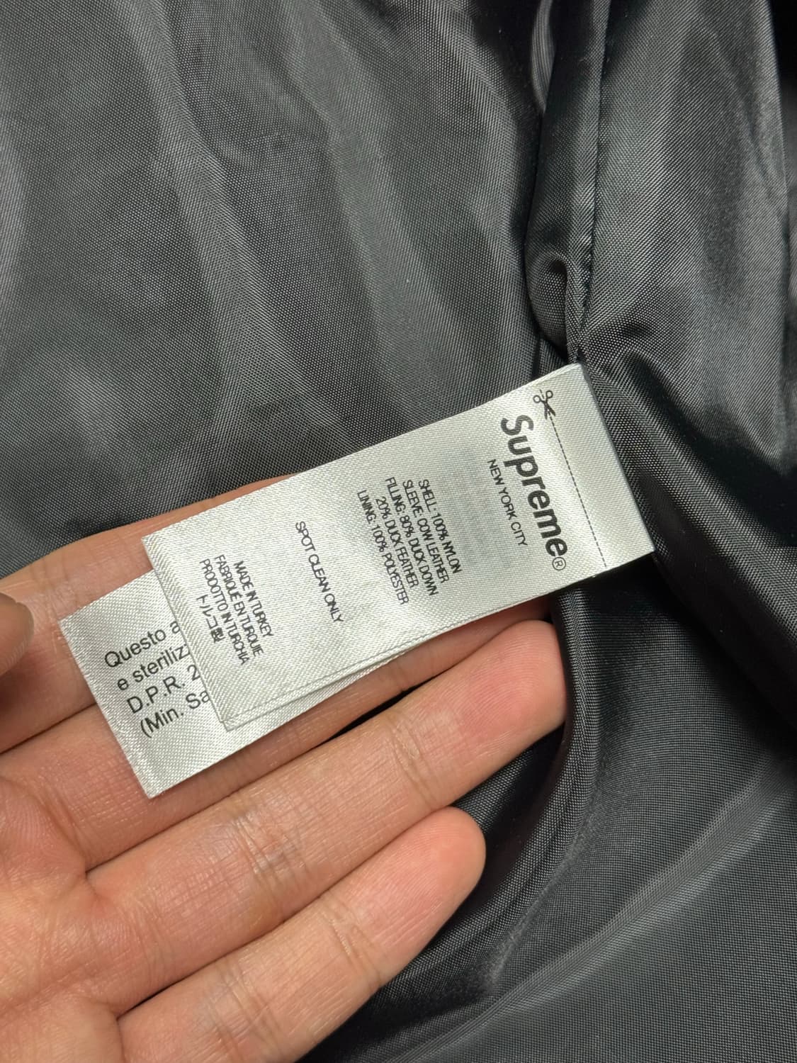 (L)슈프림 언더커버 퍼퍼 자켓 블랙 상품이미지8