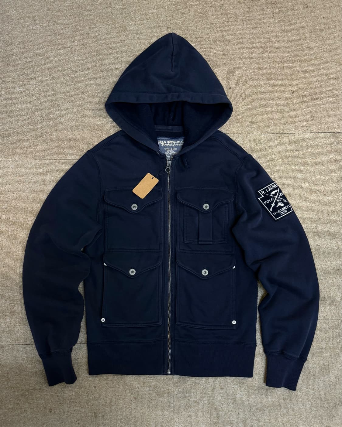 Polo jeans co. 패치 후드집업 상품이미지3