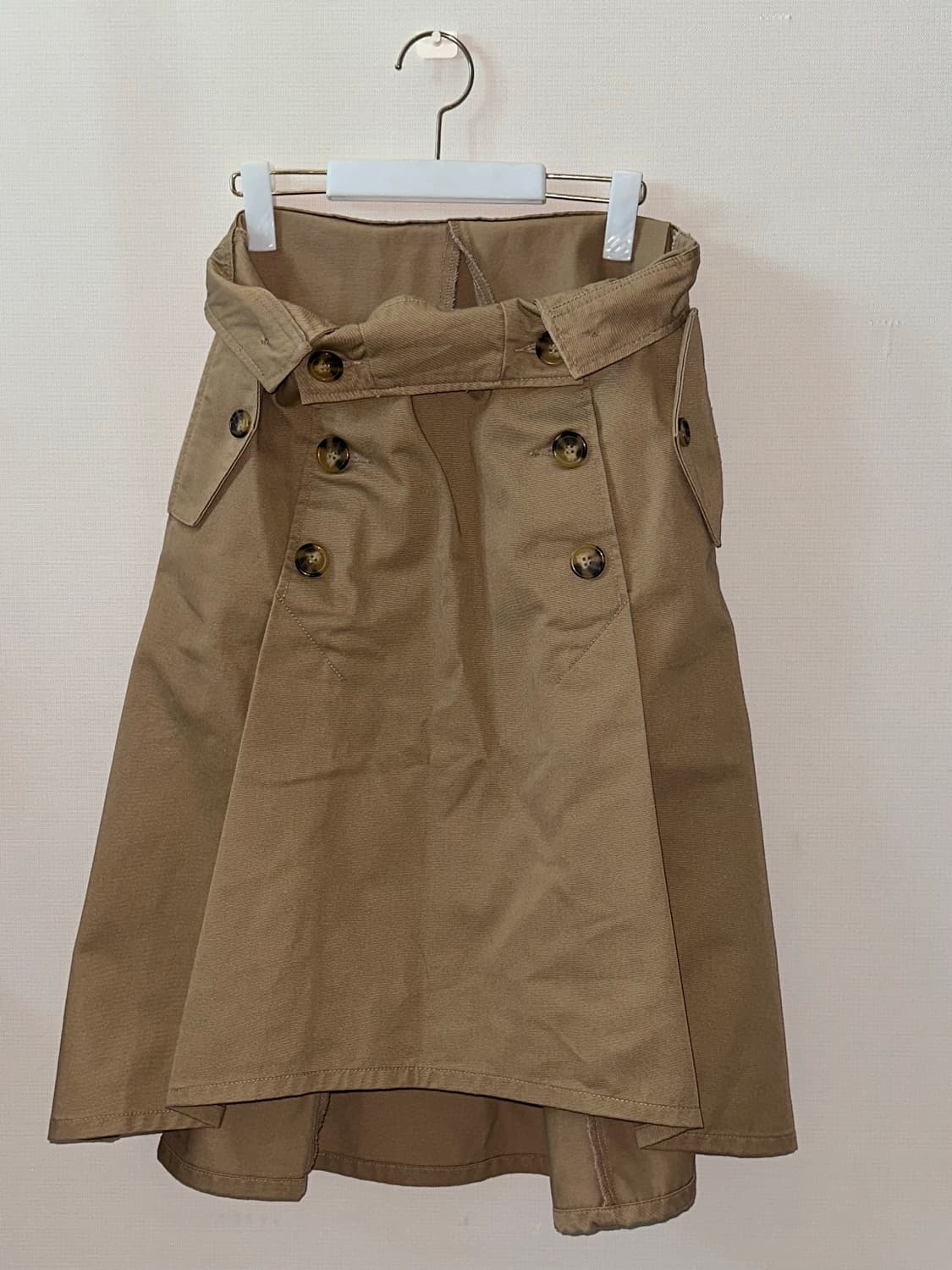 빈티지 버튼 언발란스 스커트 상품이미지3
