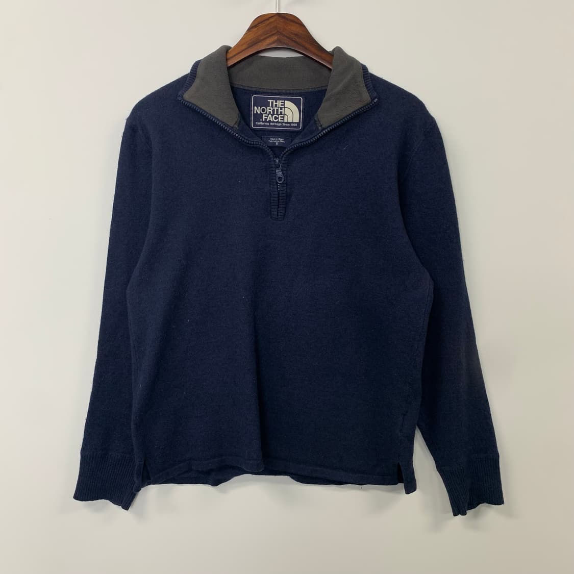 노스페이스 퍼플라벨 반집업 니트 상품이미지2