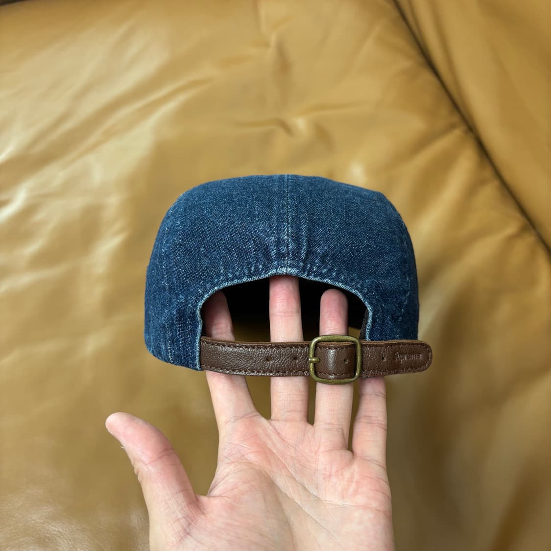 Supreme 슈프림 데님 캠프캡 모자 (Washed Denim) 상품이미지7