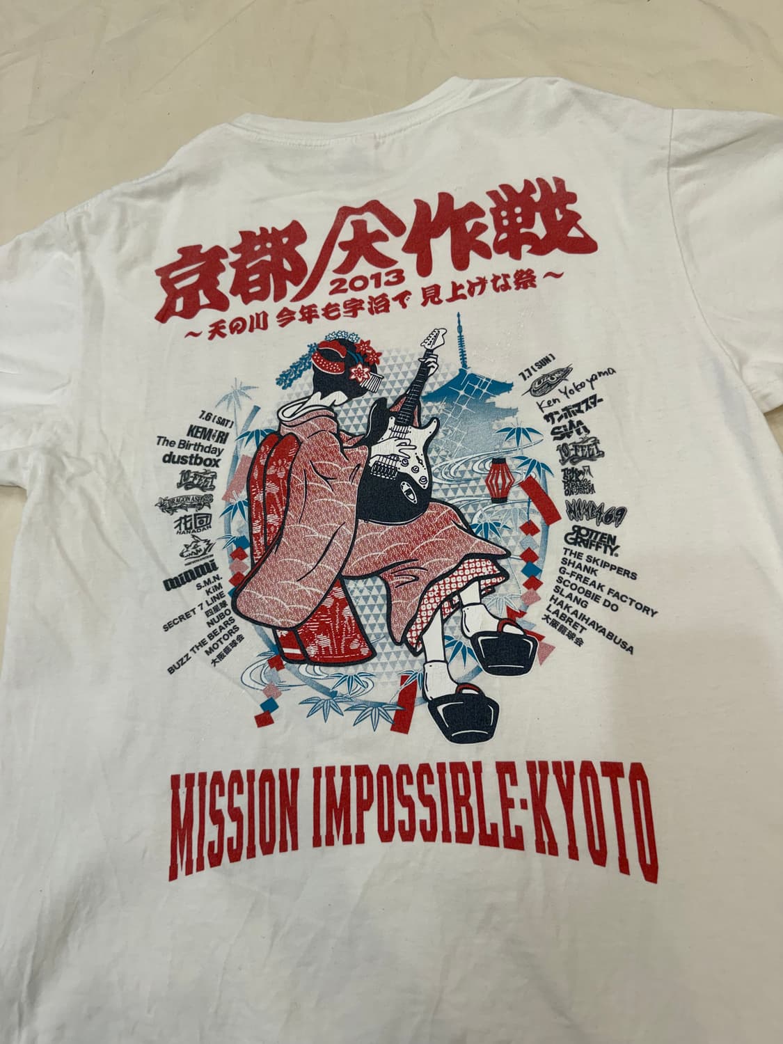 Mission Impossible 2013 밴드 투어 반팔 티셔츠 상품이미지4