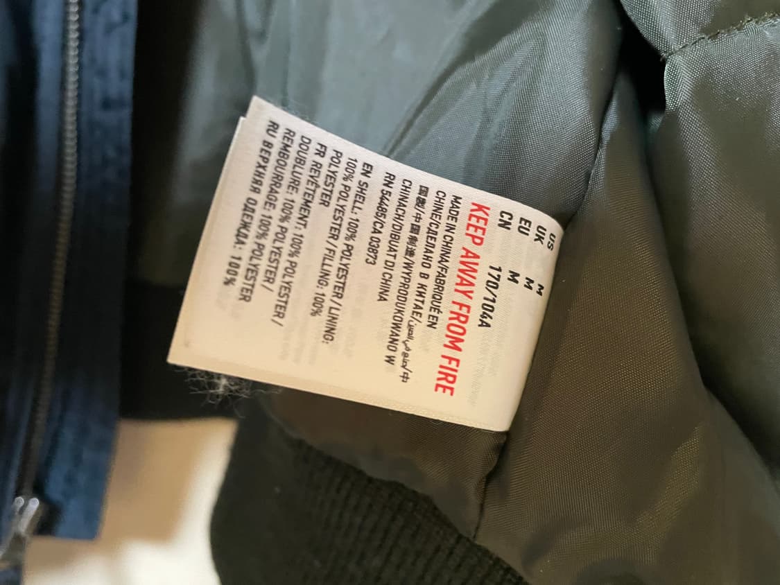 아메리칸 이글 항공 자켓 네이비 m 상품이미지4