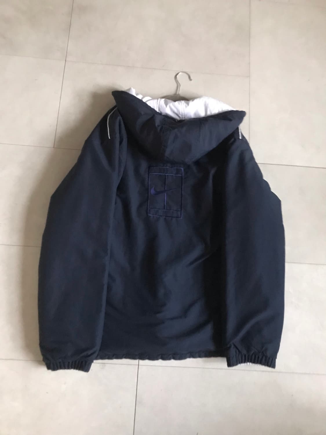 나이키 00s 네이비 화이트 리버시블 패딩 상품이미지10