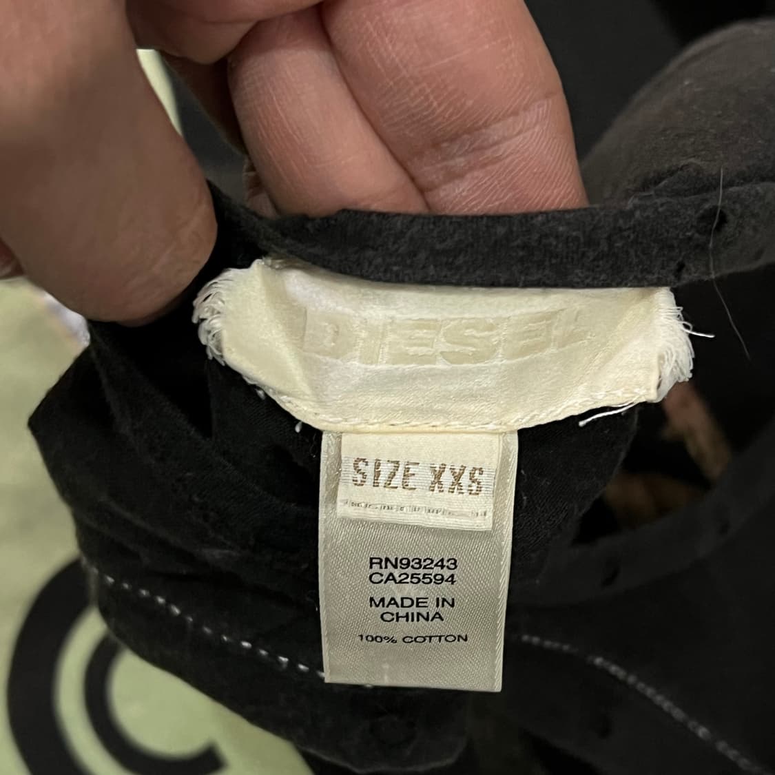  디젤 로고 롱 슬리브리스 y16182 상품이미지6