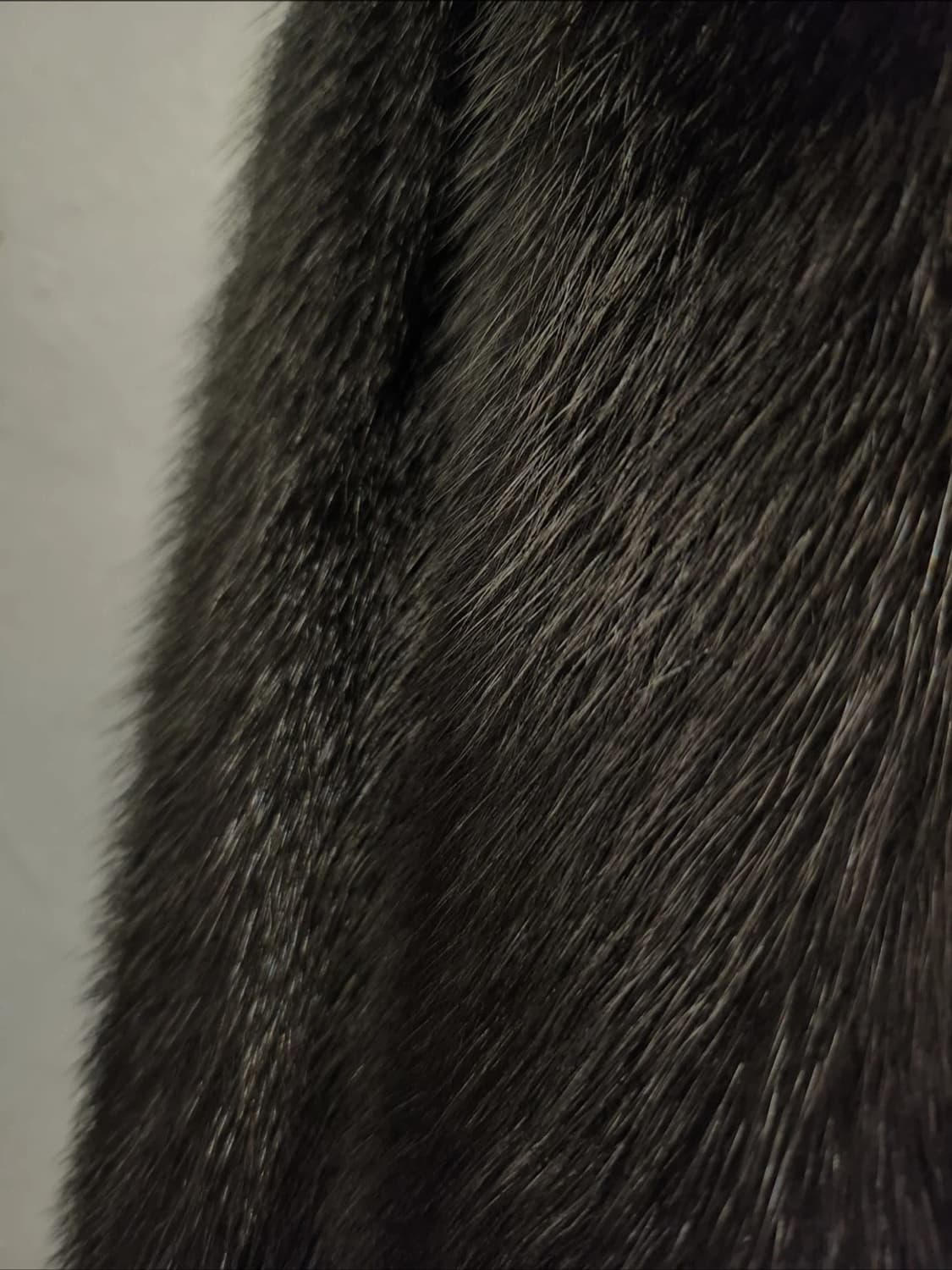 Real Mink 100% 리얼 밍크 블랙 풀스킨 밍크 코트 상품이미지4