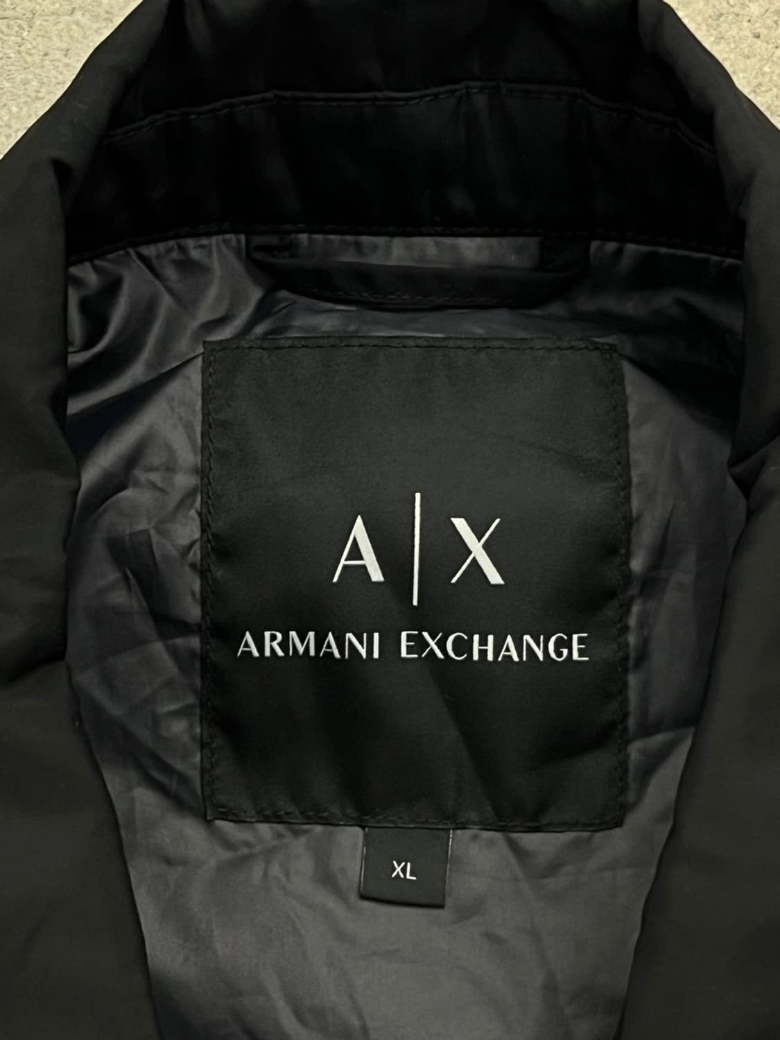 아르마니 익스체인지 폴리쉘 블루종 점퍼 상품이미지6