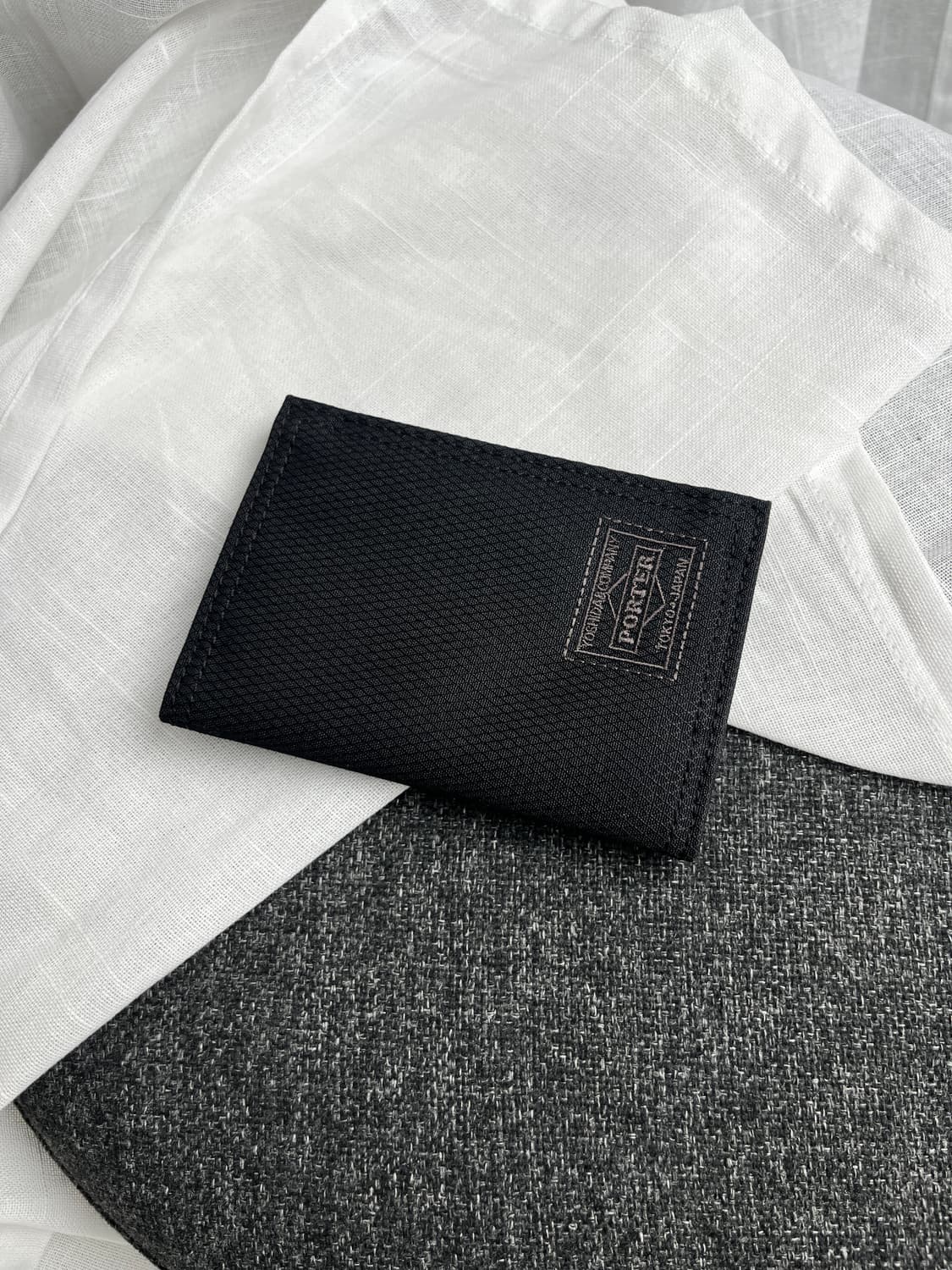 Porter 포터 그레이 로고 카드지갑 상품이미지1