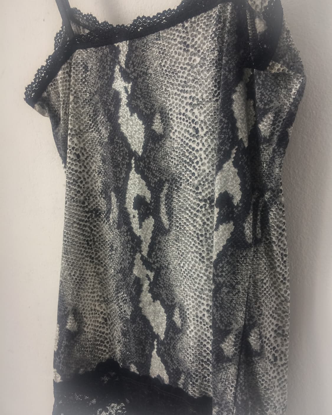 Python pattern lace sleeveless 상품이미지6