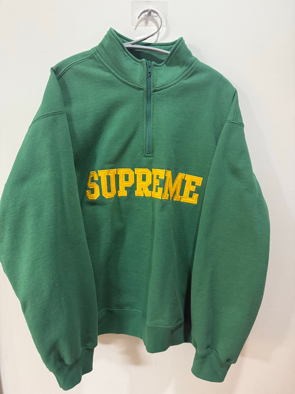 슈프림 컬리지에이트 하프 집 풀오버 라이트 파인 - 24FW 상품이미지2