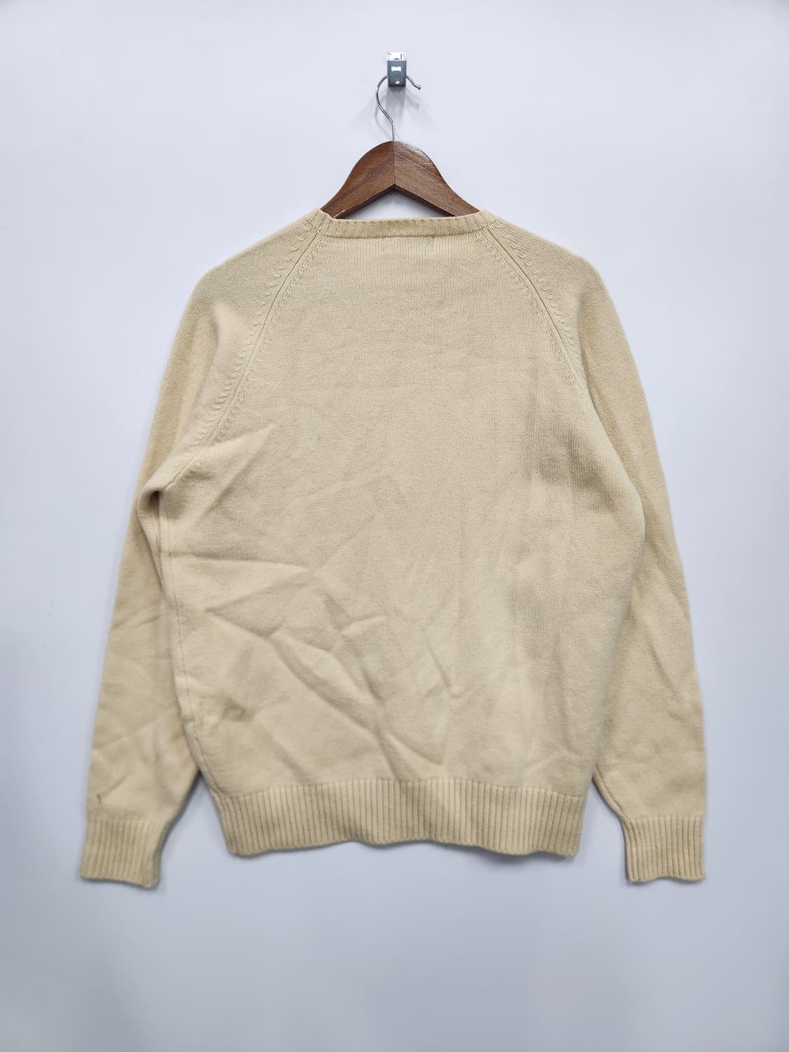 빈폴 로고 크림 니트 상품이미지7