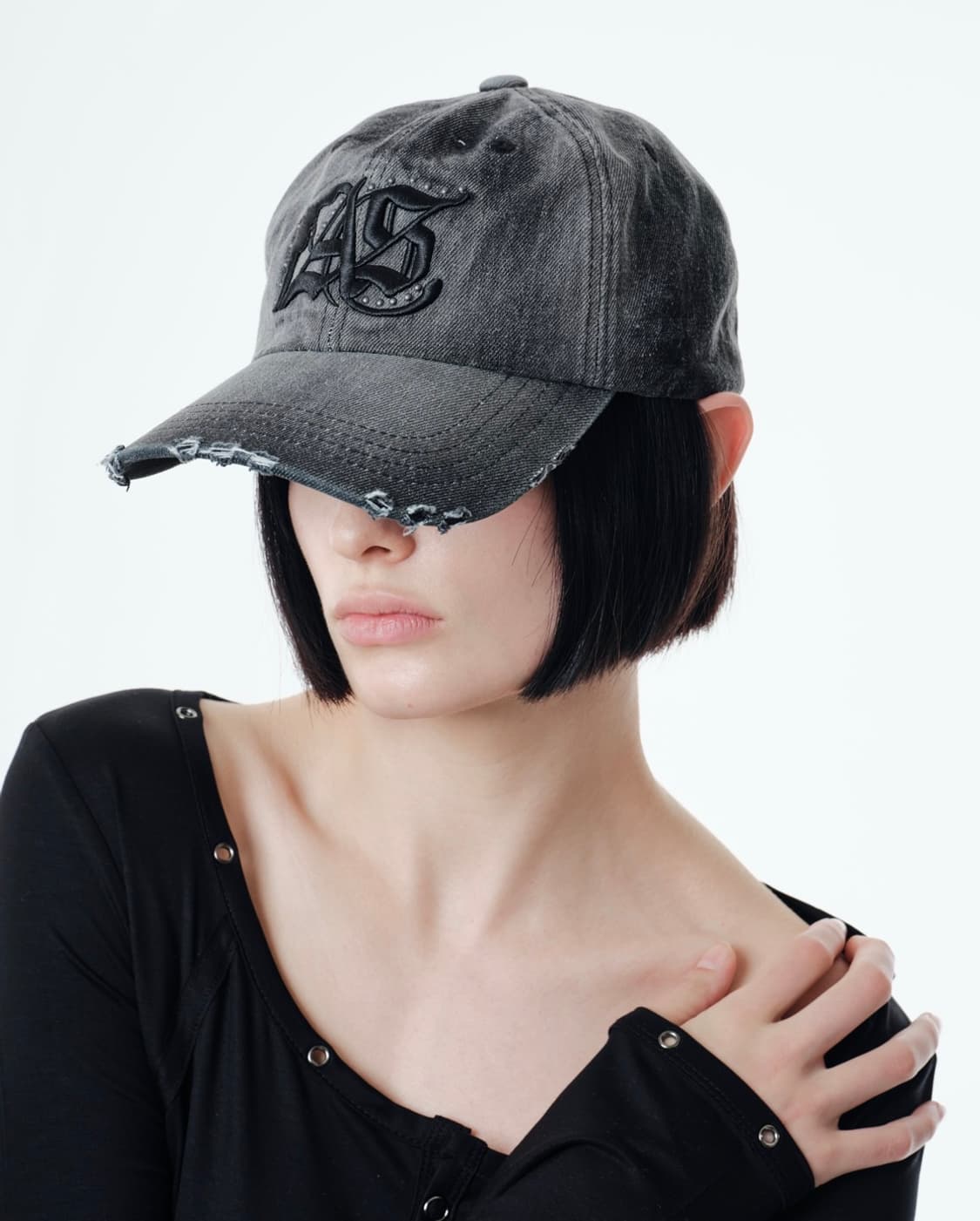 2000아카이브스 AS 워시드 데님 캡 볼캡 모자 상품이미지7