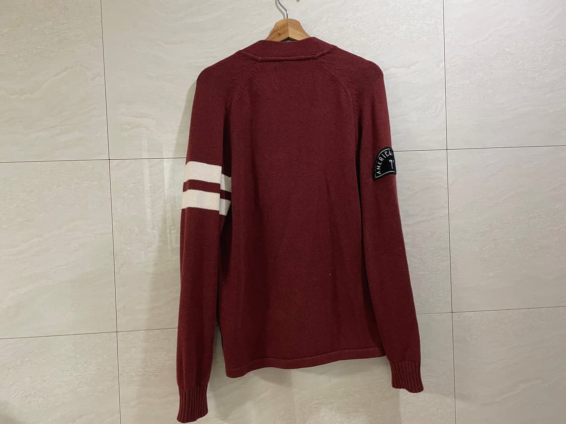 아메리칸 이글 / 버건디 가디건, 남성 가디건 / S(100) 상품이미지6