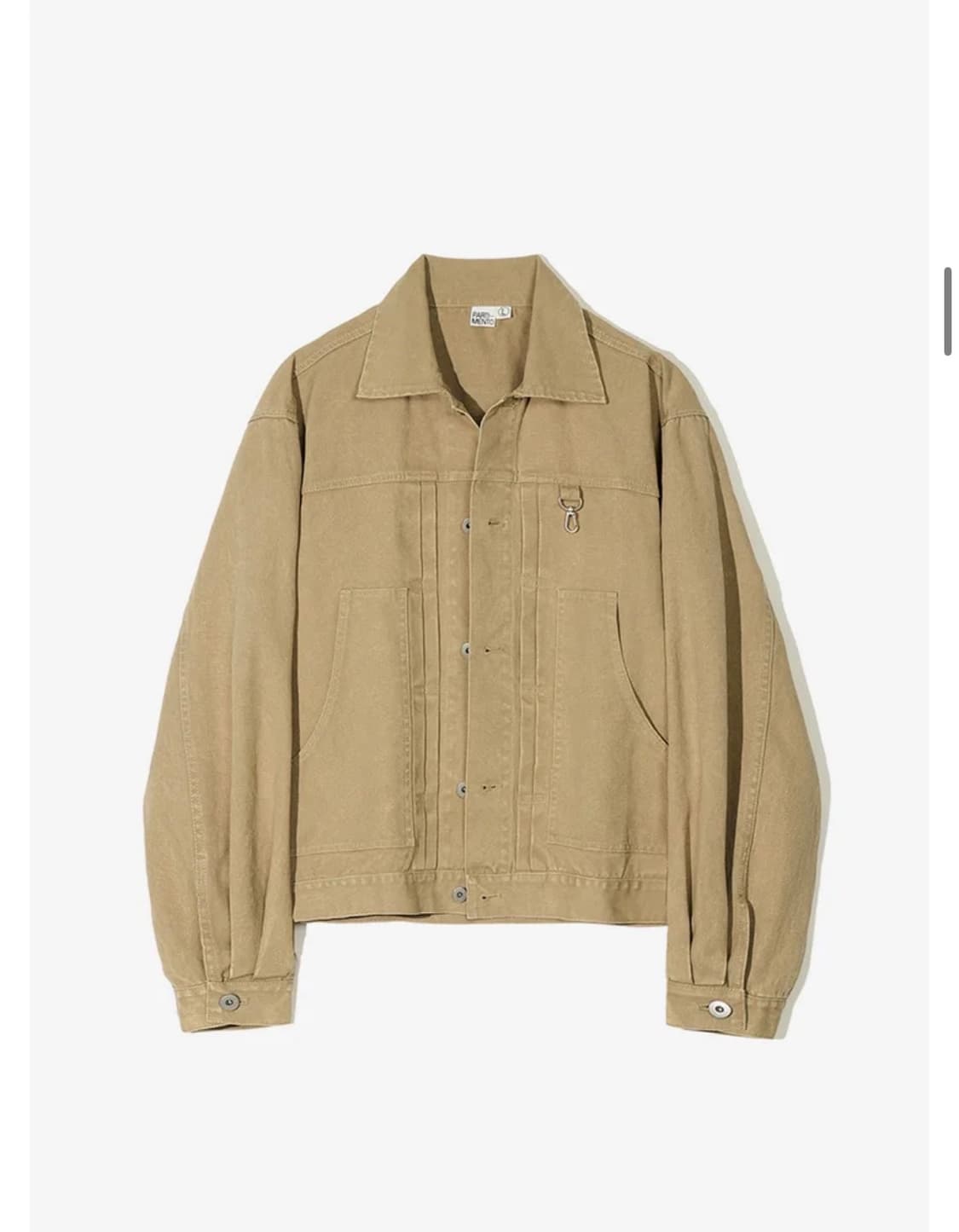 파르티멘토 VTG 워시드 카펜터 자켓 베이지 상품이미지1