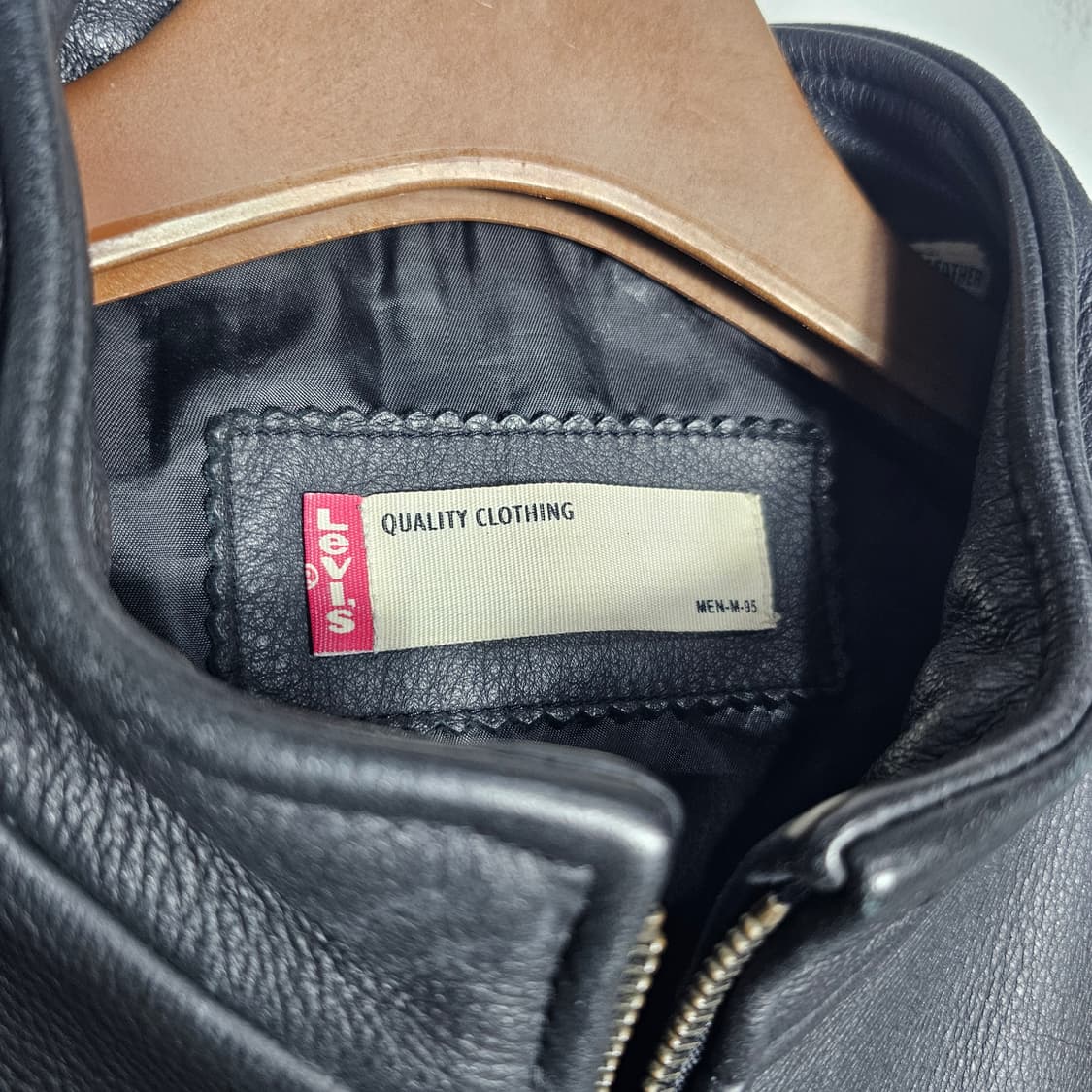 S 리바이스 소가죽 자켓 차이나넥 상품이미지3