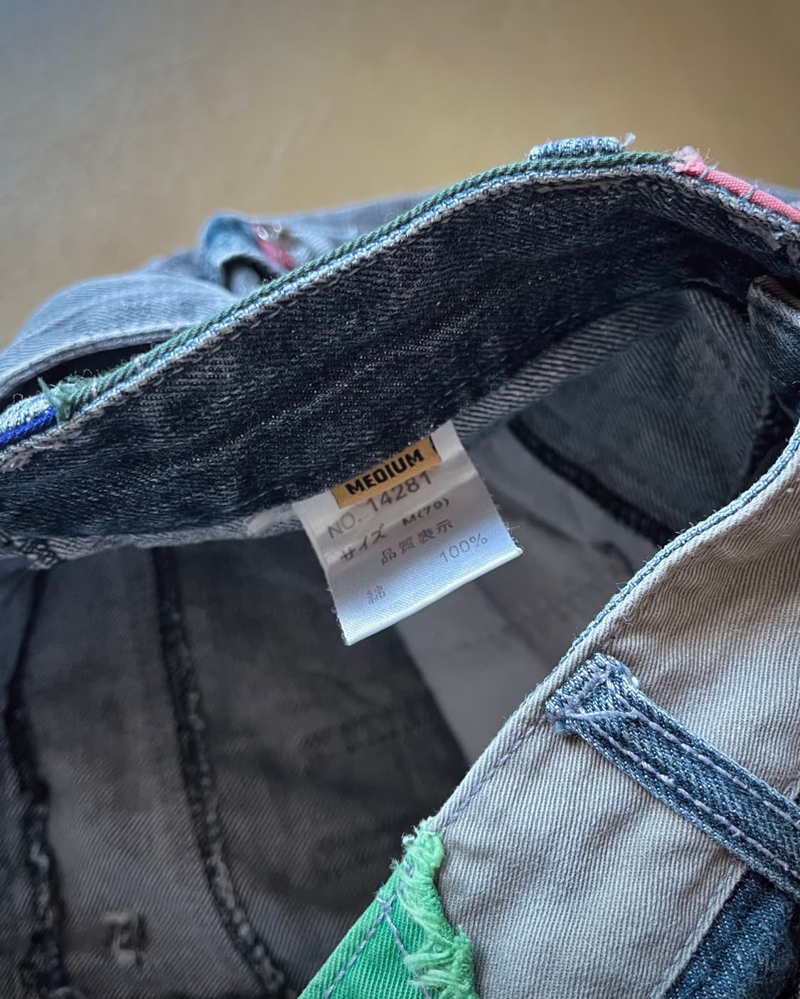 90-00s Antfui Jeans Double Waist Denim 상품이미지7