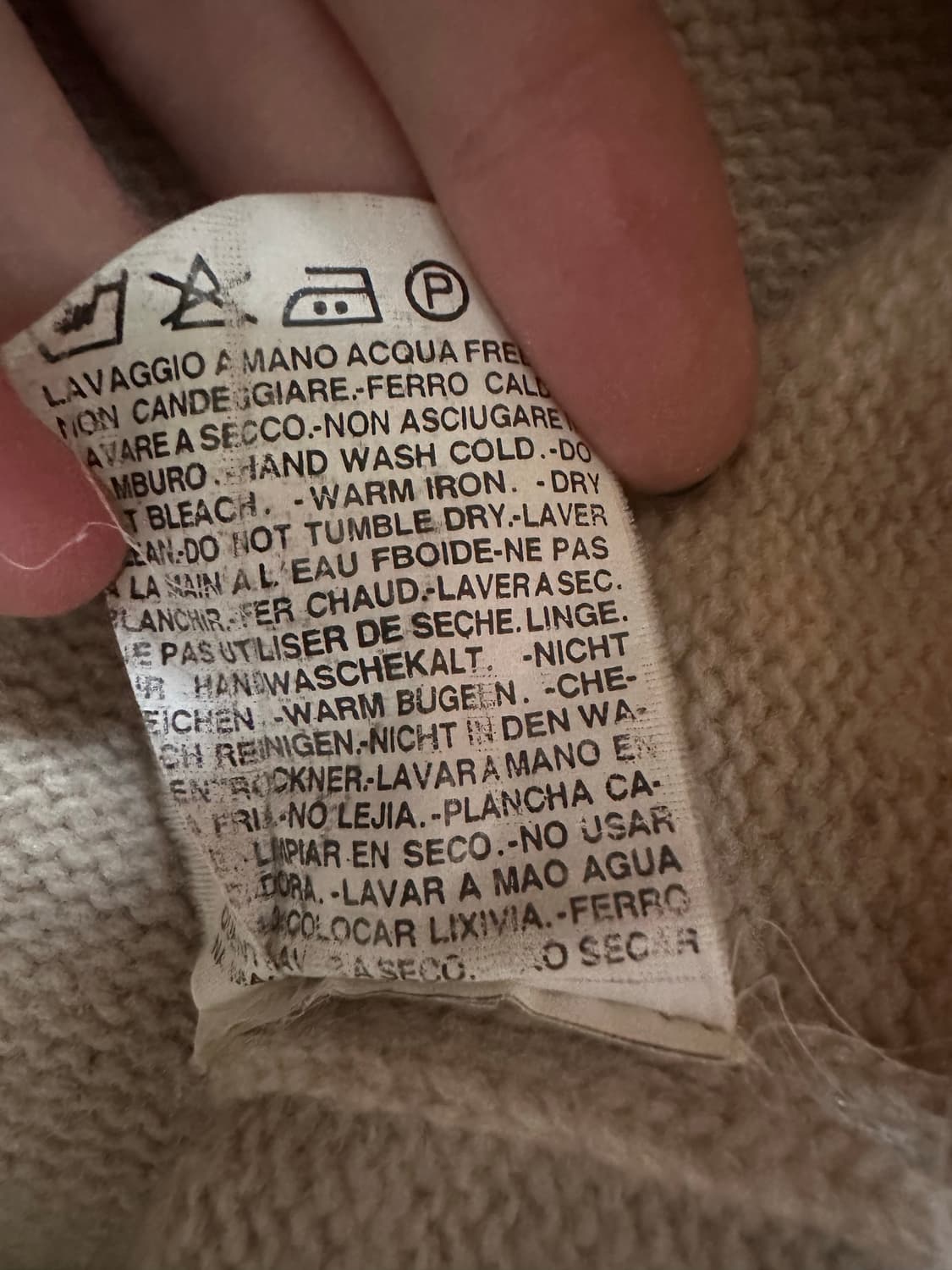 폴로랄프로렌 베이지 니트 상품이미지3