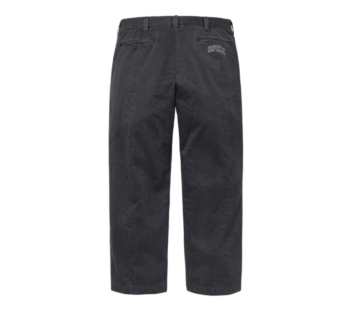 24ss 슈프림 스네이크 프린트 치노팬츠 상품이미지2