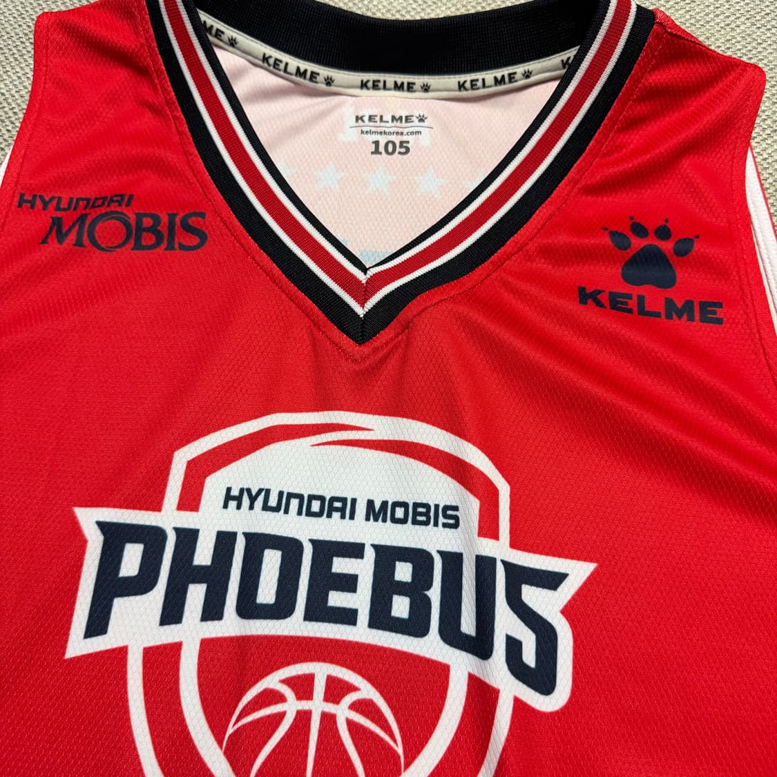 켈미 KBL 현대 모비스 김지완 농구 유니폼 상품이미지3