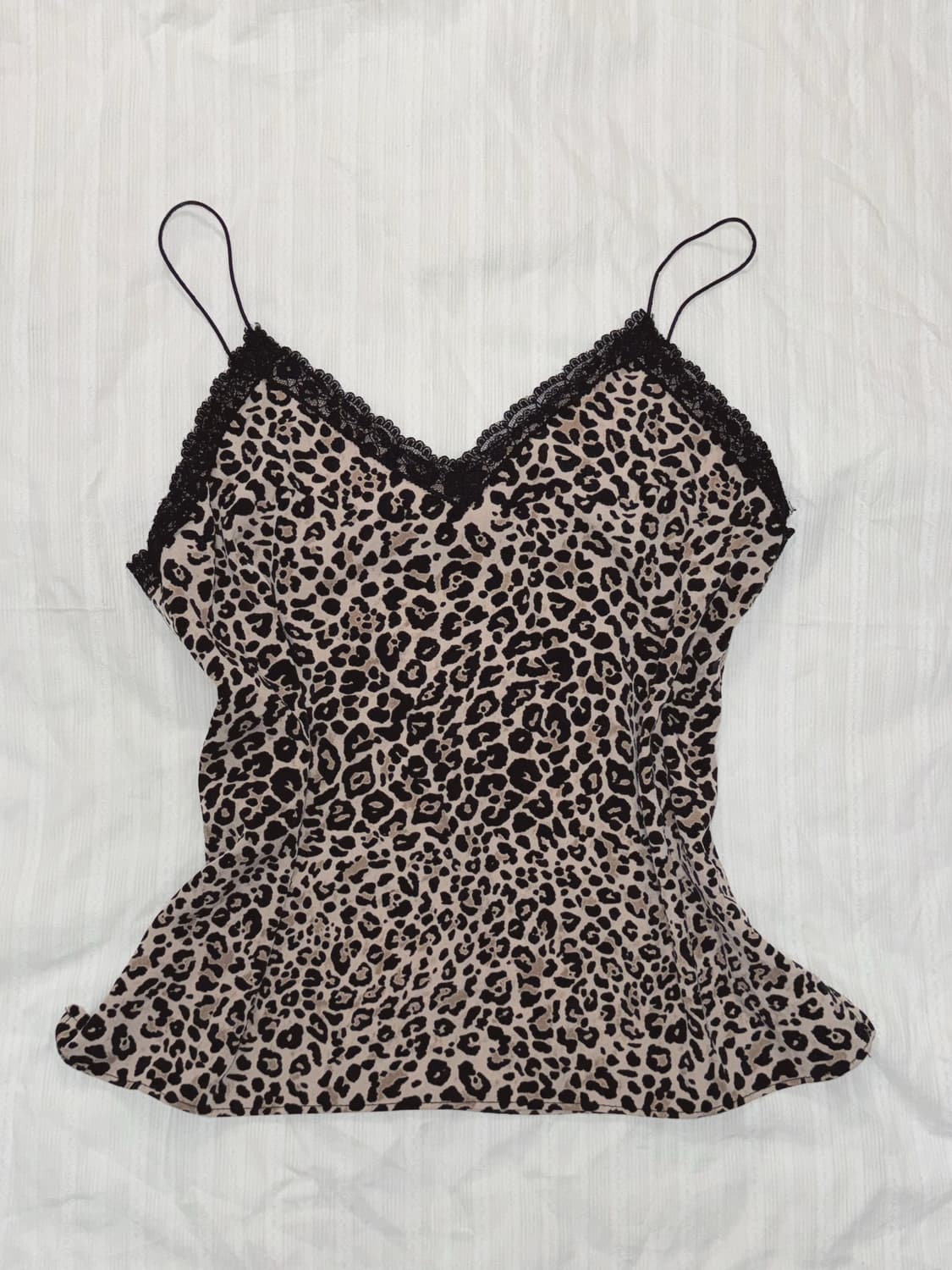 Leopard lace sleeveless 상품이미지1