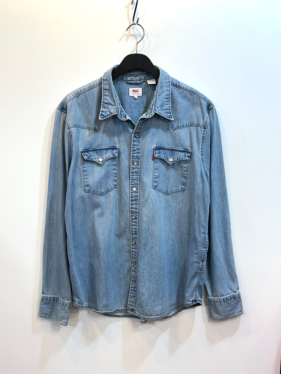 리바이스 웨스턴 샴브레이 셔츠 XL 상품이미지3