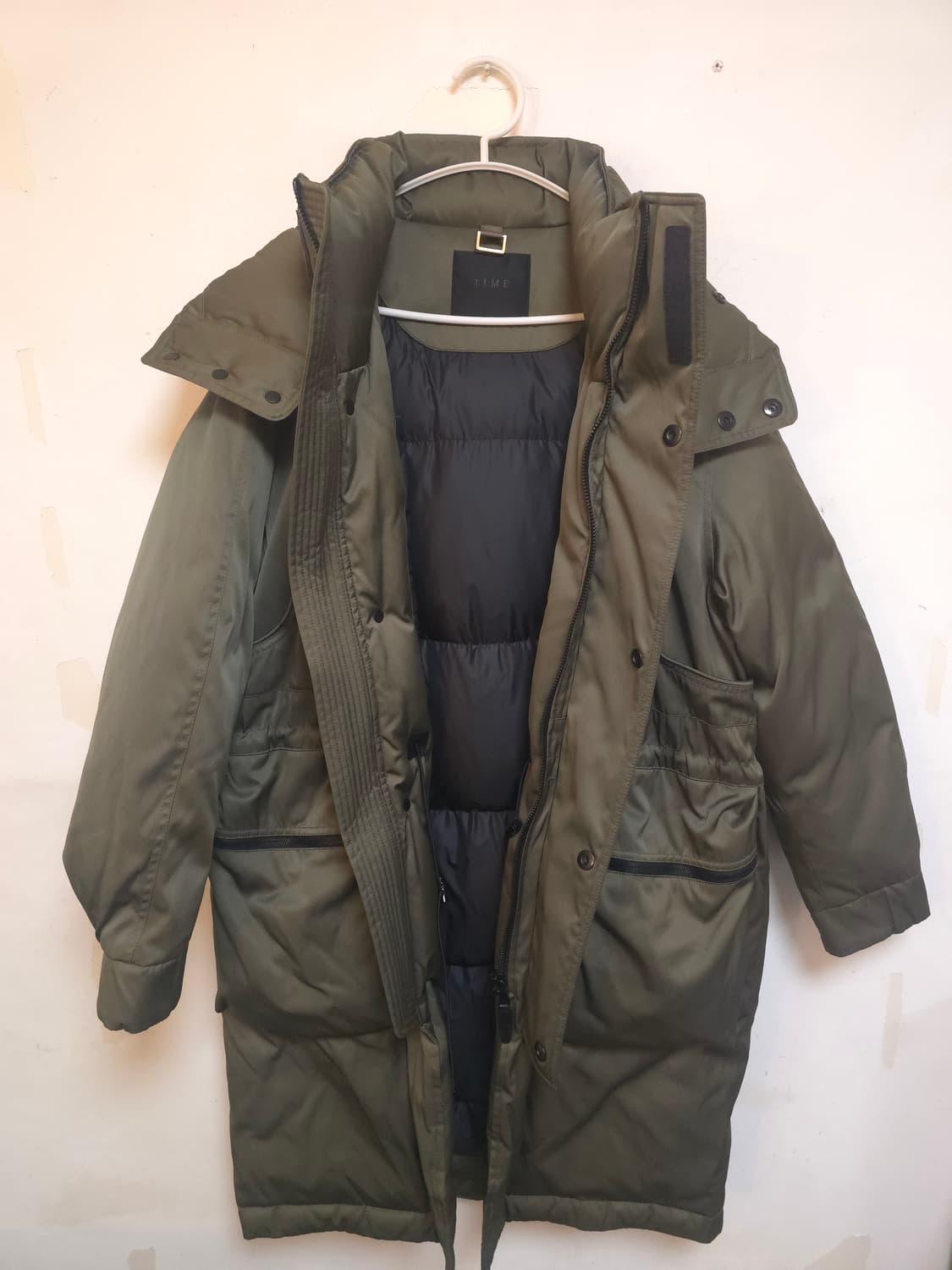 TIME 남성 카키 구스다운 점퍼 95 (100~110) 새상품 상품이미지1