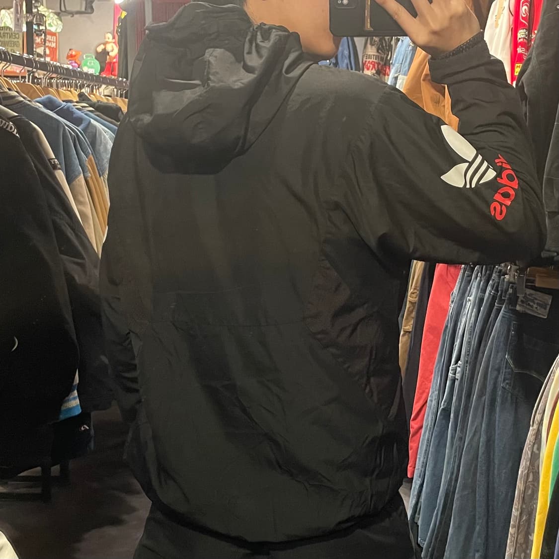 [IM] adidas 아디다스 불꽃 블랙 바람막이 상품이미지9