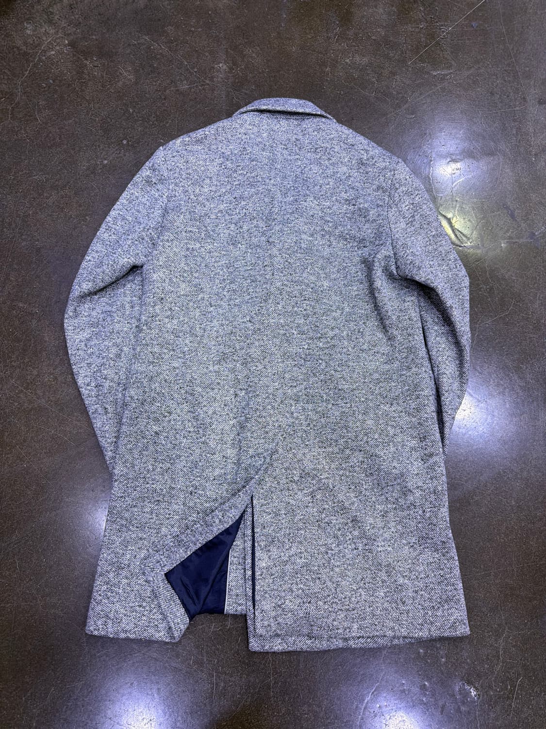 자라 더블 브레스트 하프 코트 그레이 M 상품이미지2