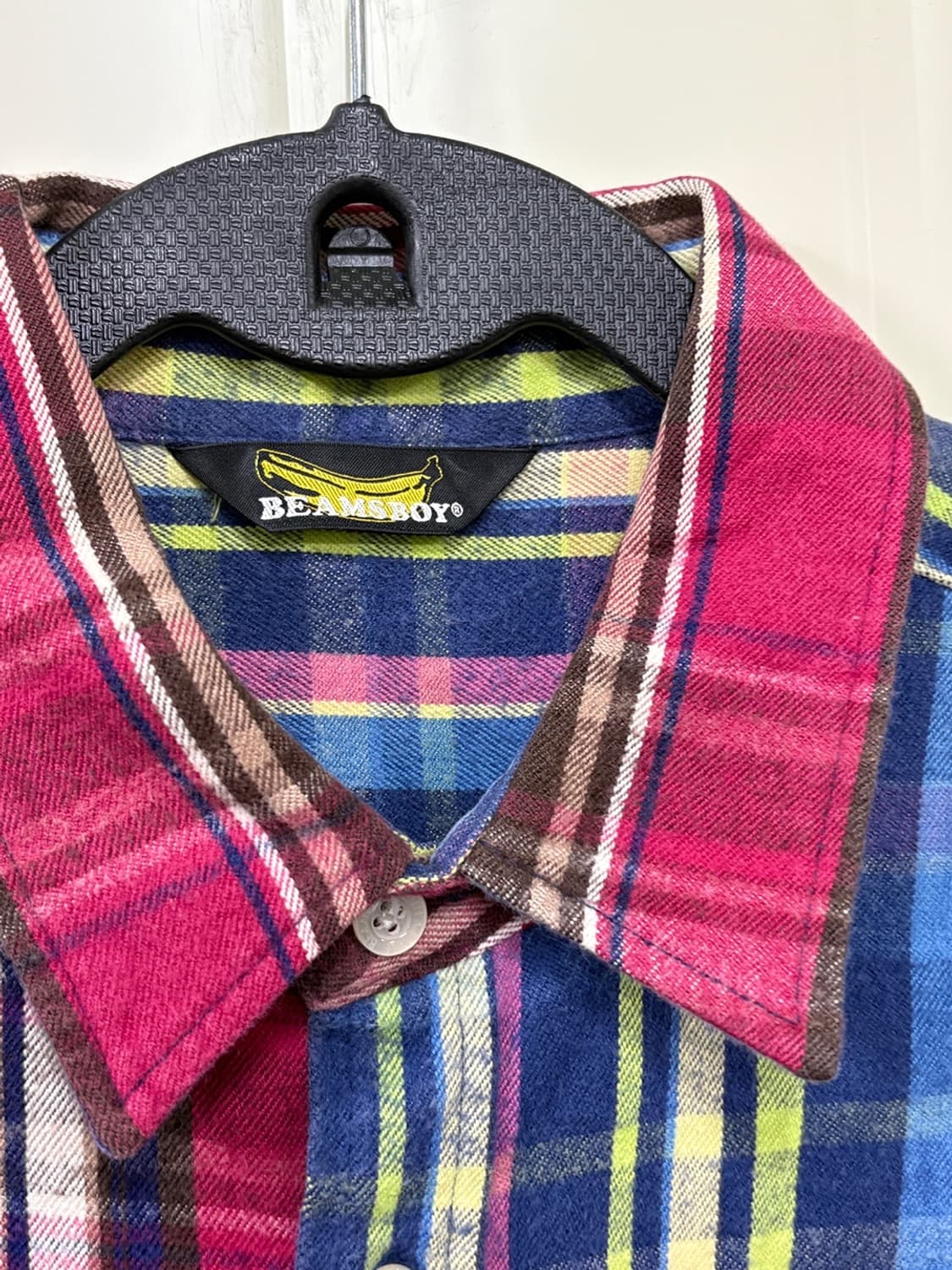 빔즈 보이 체크 셔츠 상품이미지2