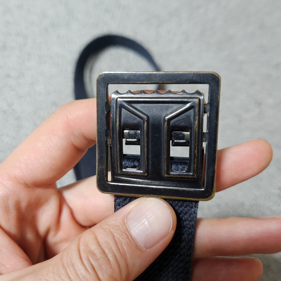 미군 US 구형 벨트 블랙 상품이미지5