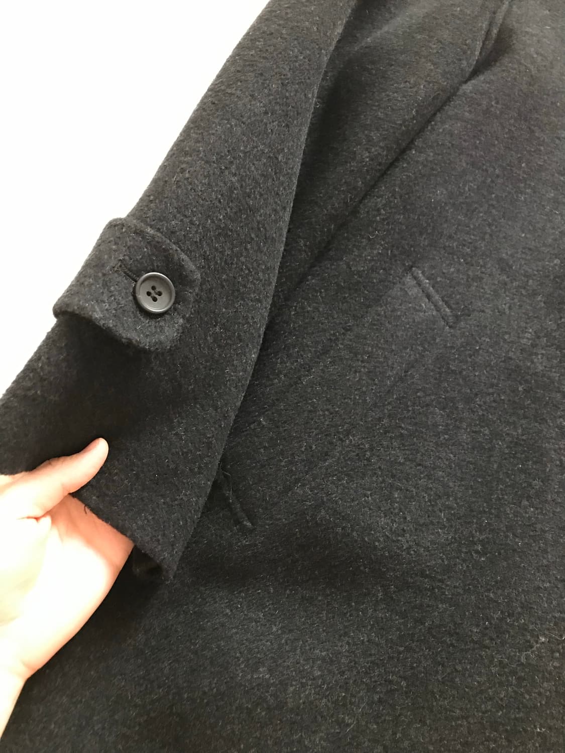 빈티지 하프 울코트 상품이미지3