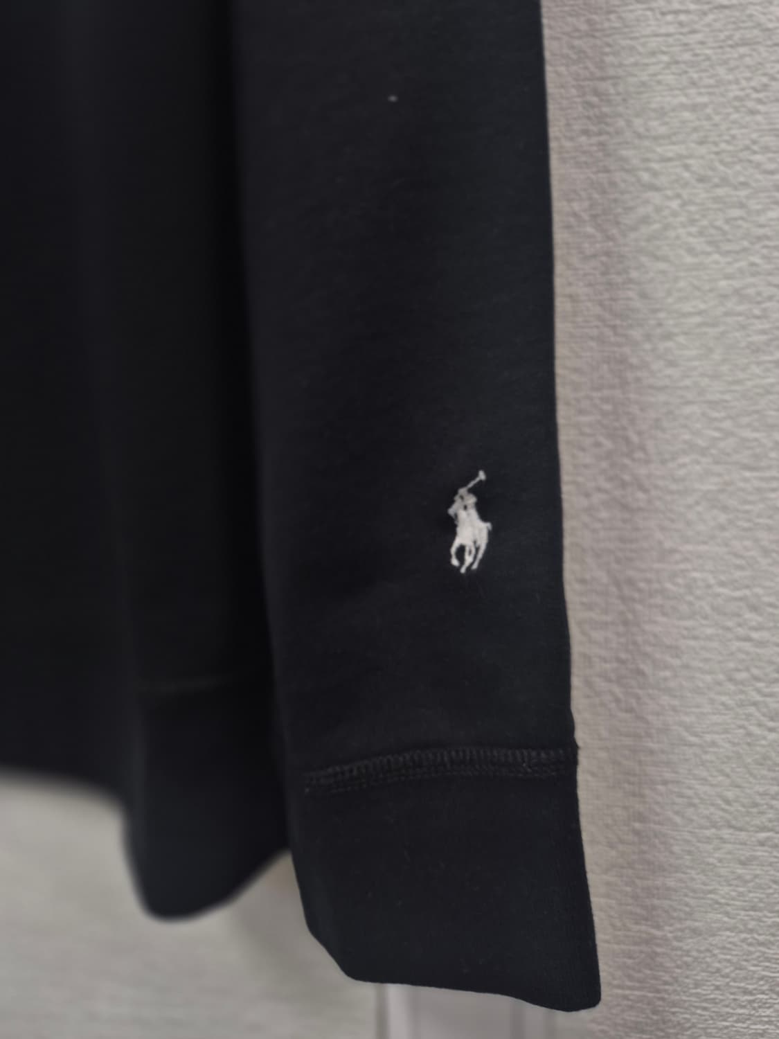 폴로 기모 블랙 맨투맨 티셔츠 / 105 (정품) 상품이미지2