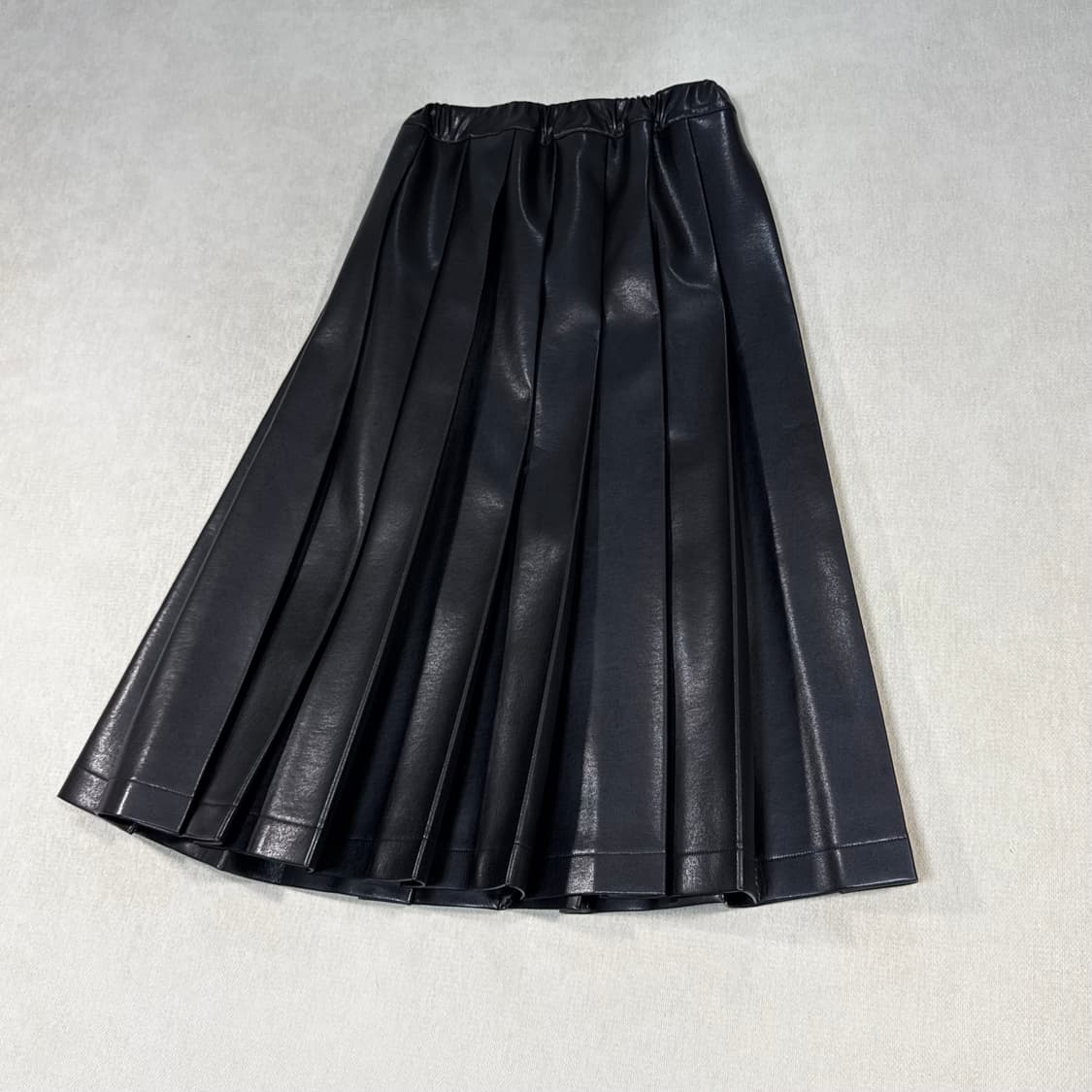 Leather Long Black Skirt 상품이미지2