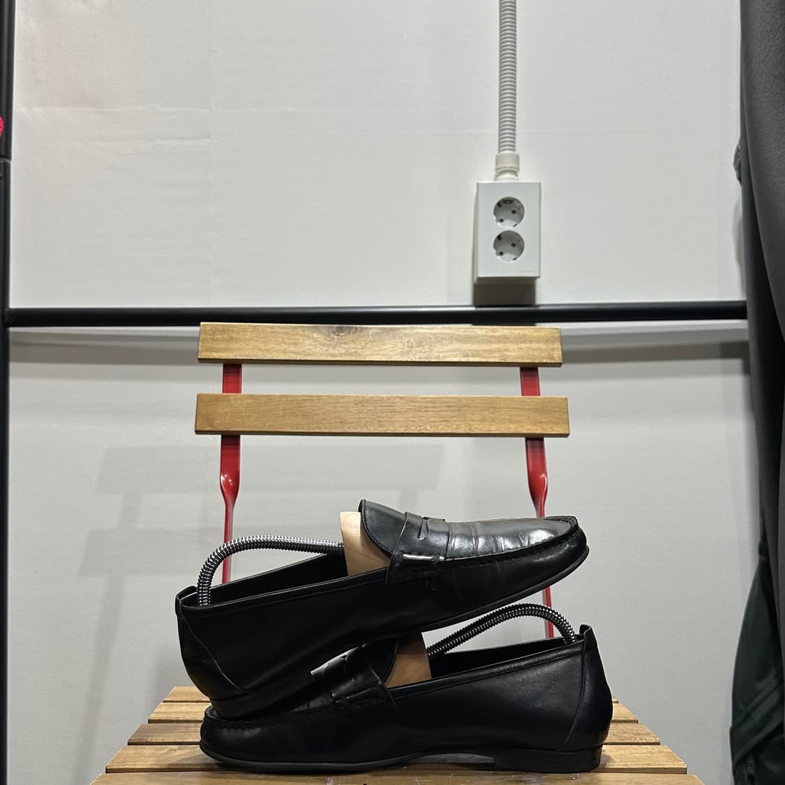 260) tandy 로퍼 남성 남자 구두 페니로퍼 블랙 레더 상품이미지7