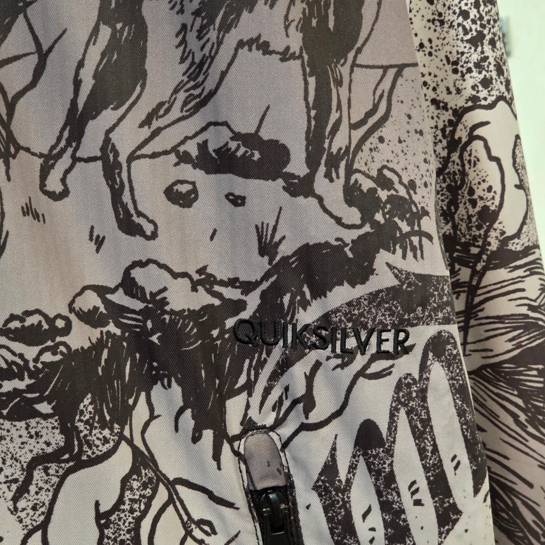 퀵실버 올드스쿨 프린팅 바람막이 자켓 상품이미지5