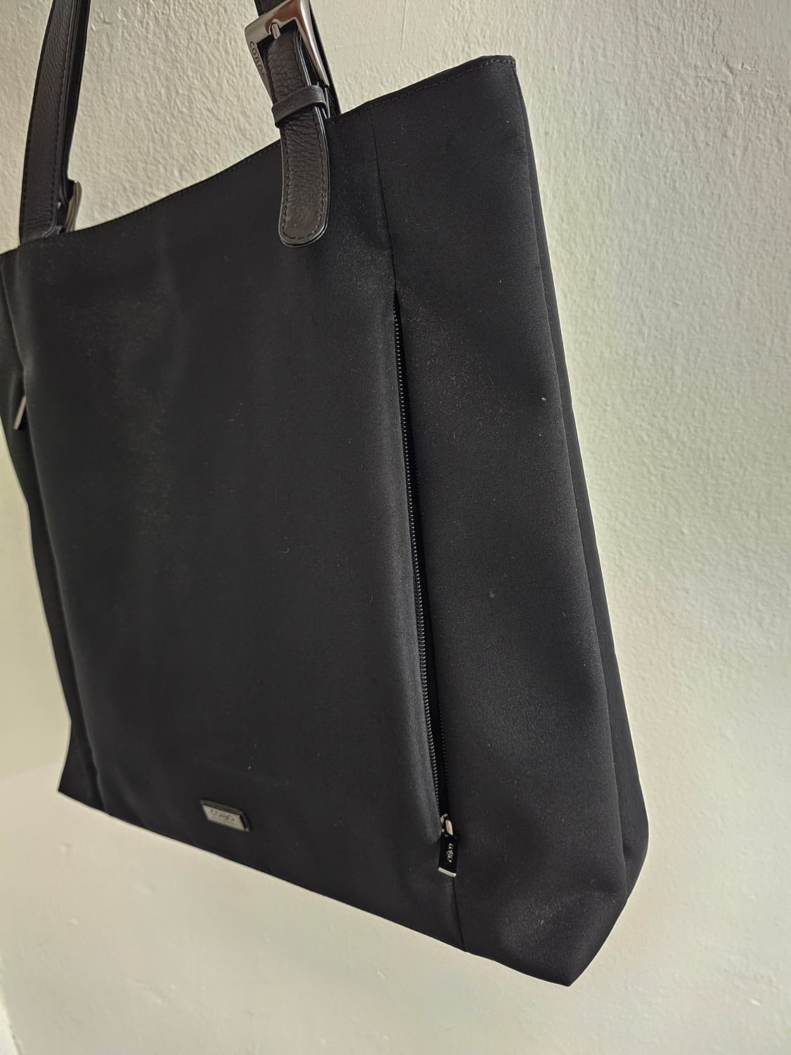 COBO 프라다원단 스퀘어 레더 숄더백 상품이미지5