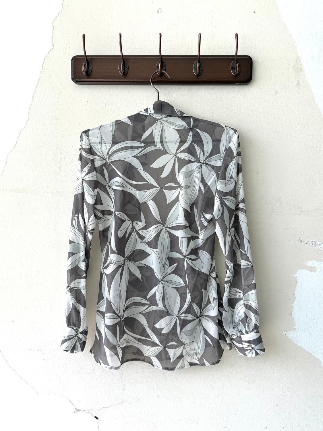 Oriental shirring detail shirt blouse 상품이미지4