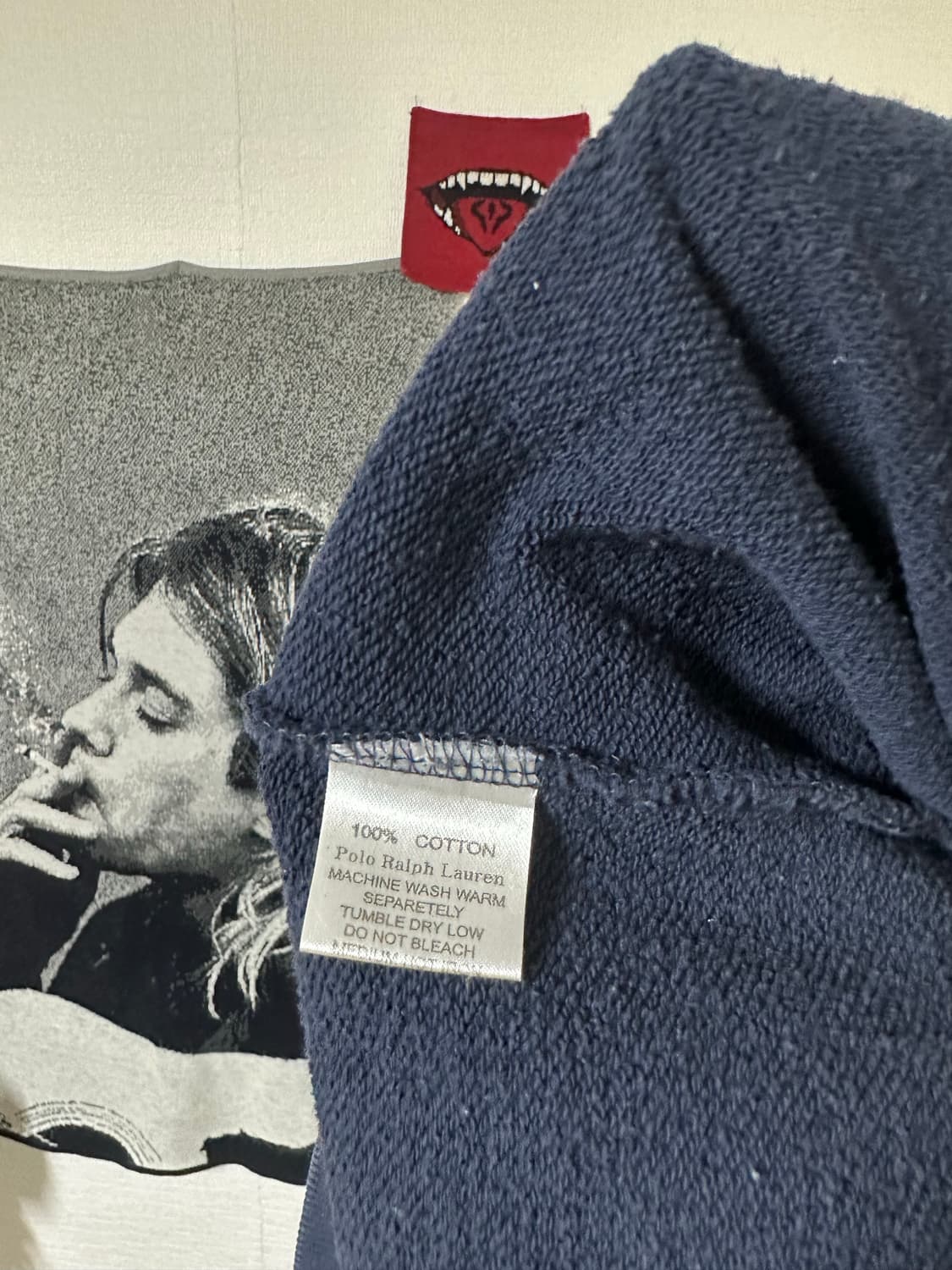 폴로 진스 랄프로렌 성조기 로고 후드티 L 상품이미지6