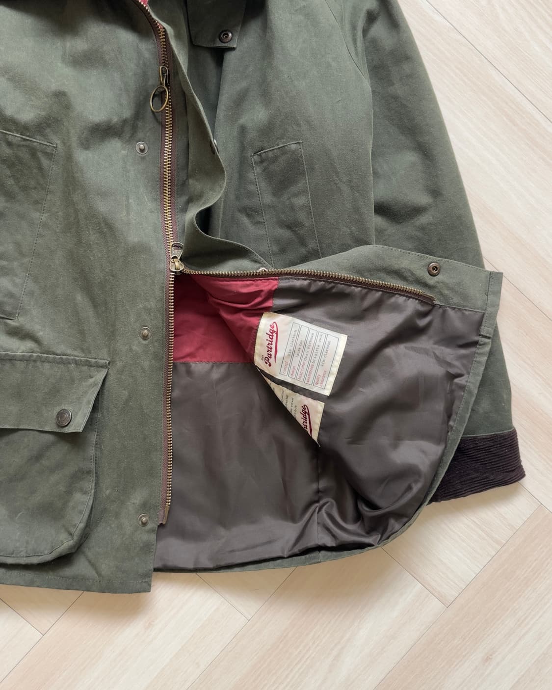 [Vintage] Waxed Cotton Field Jacket  상품이미지5