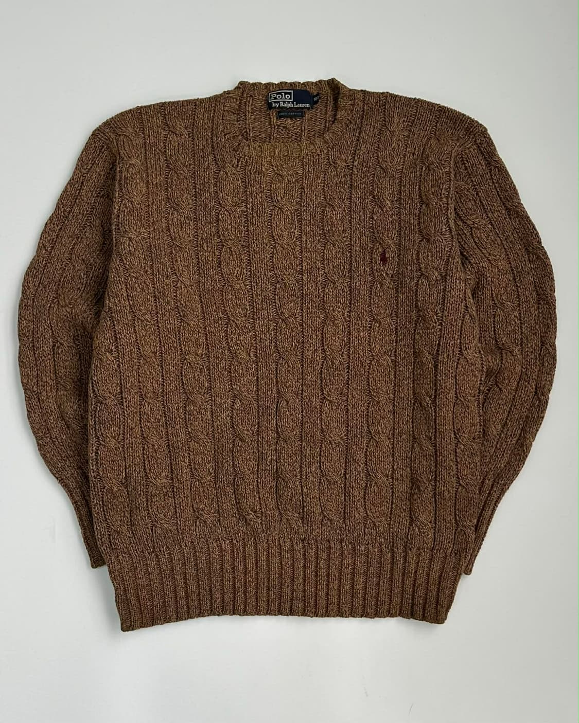 [L] 폴로 랄프로렌 90s 블랙 라벨 케이블 니트 스웨터 상품이미지1