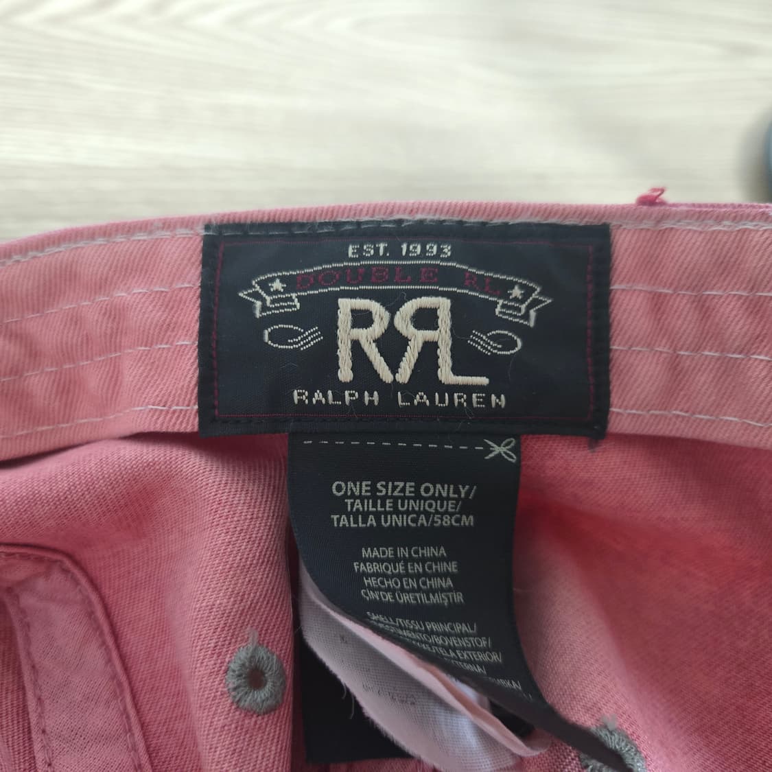 OS RRL 더블알엘 윙 볼캡 핑크 상품이미지7