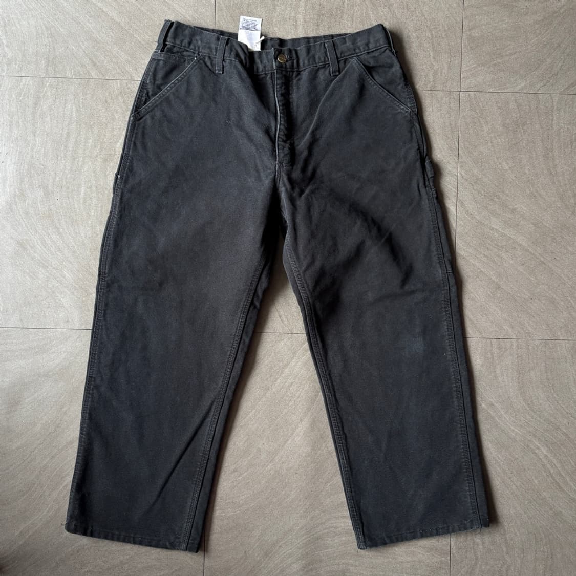 칼하트 정품 오리지널 b111 블랙 싱글니 카펜터 팬츠 상품이미지6
