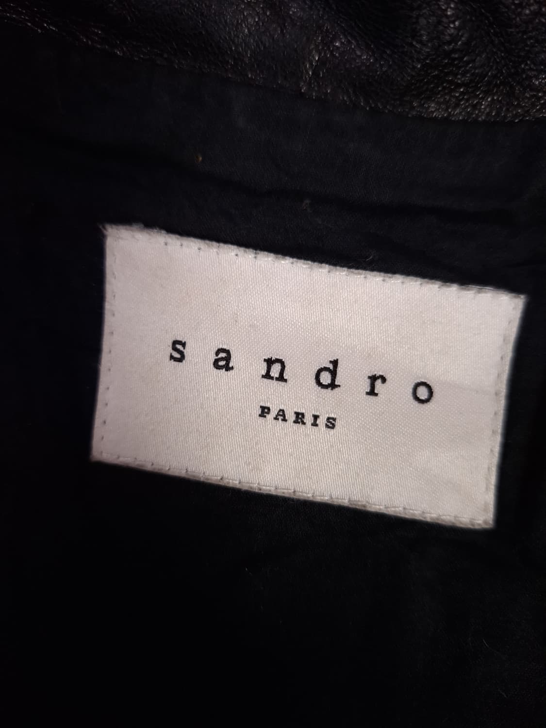 특A 오리지날 산드로 Sandro 우먼용 리얼램스킨 라이더자켓 상품이미지4
