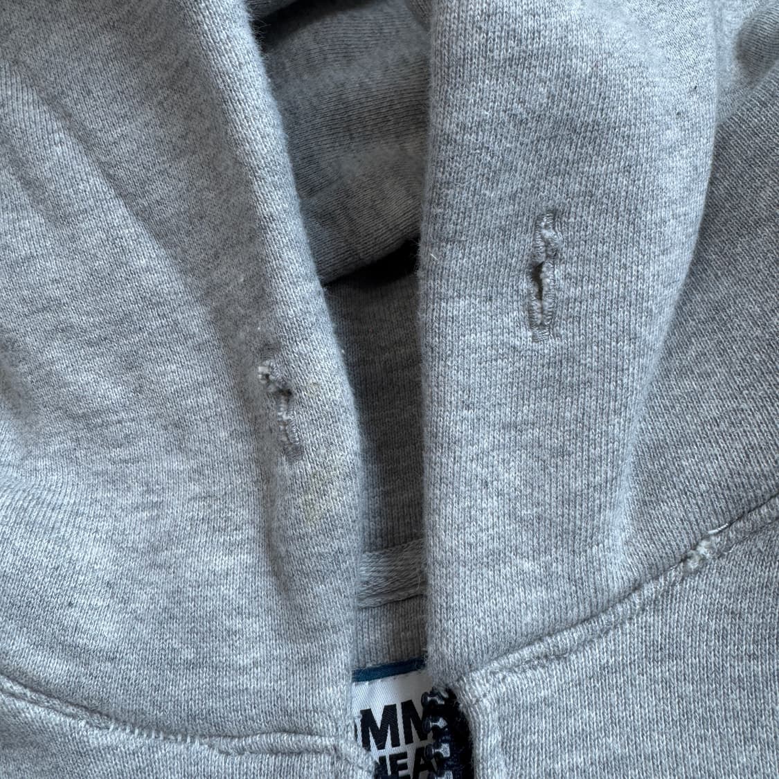 타미힐피거 스몰로고 후드집업 그레이 상품이미지4