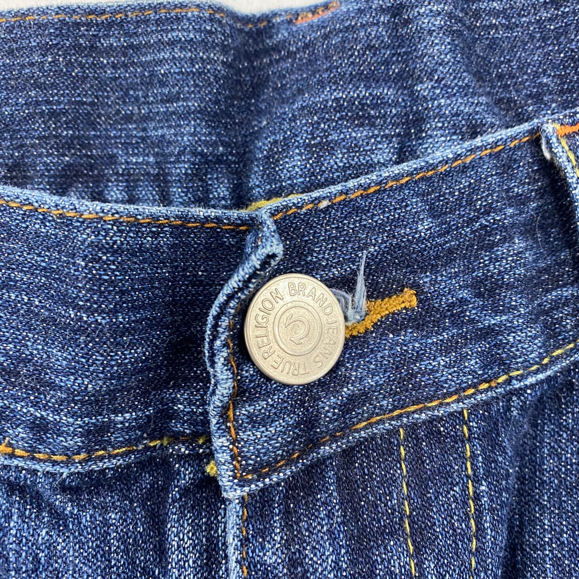 트루릴리전 백 포켓 자수 데님 진 (32) 상품이미지6